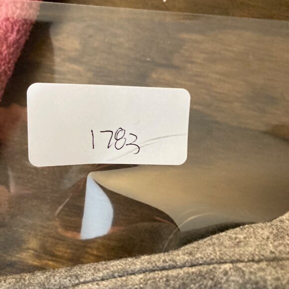 Womens Akris Punto Flat Front Wool Trousers 10 Gray Wool Straight Leg - Picture 9 of 9